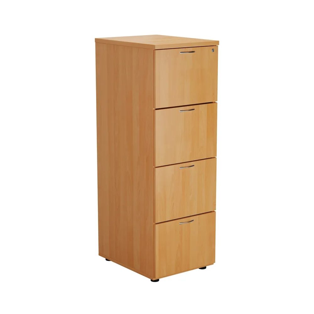 Filing Cabinet - 4 Draw - Beech