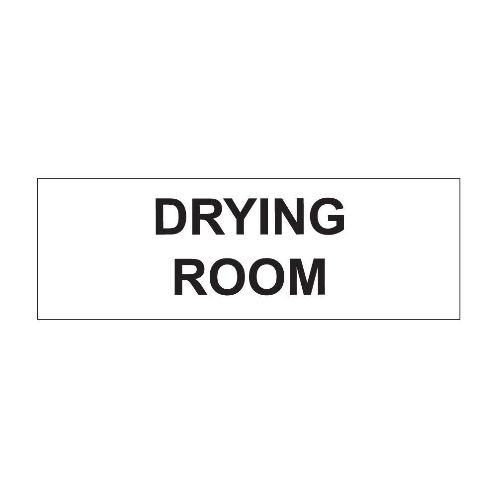 Drying Room Sign - 300mm x 100mm