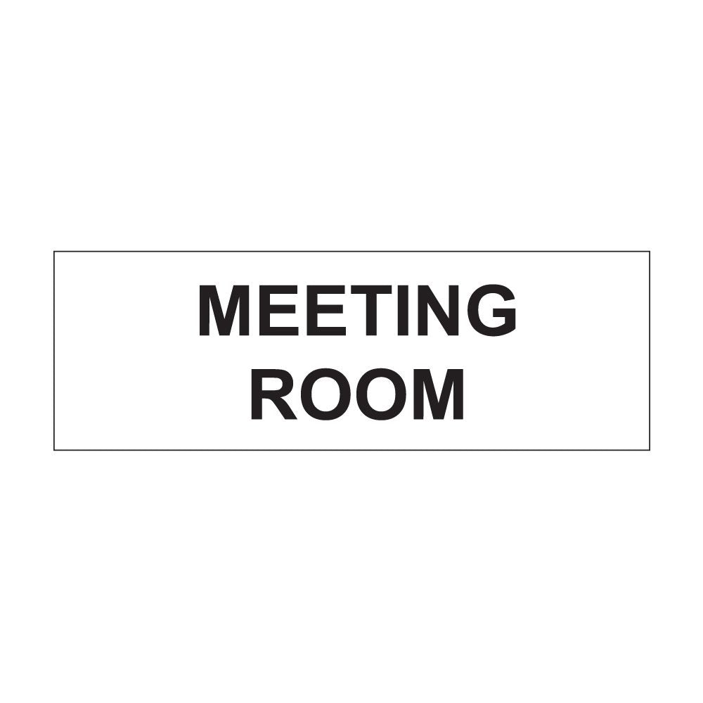 Meeting Room Sign - 300mm x 100mm