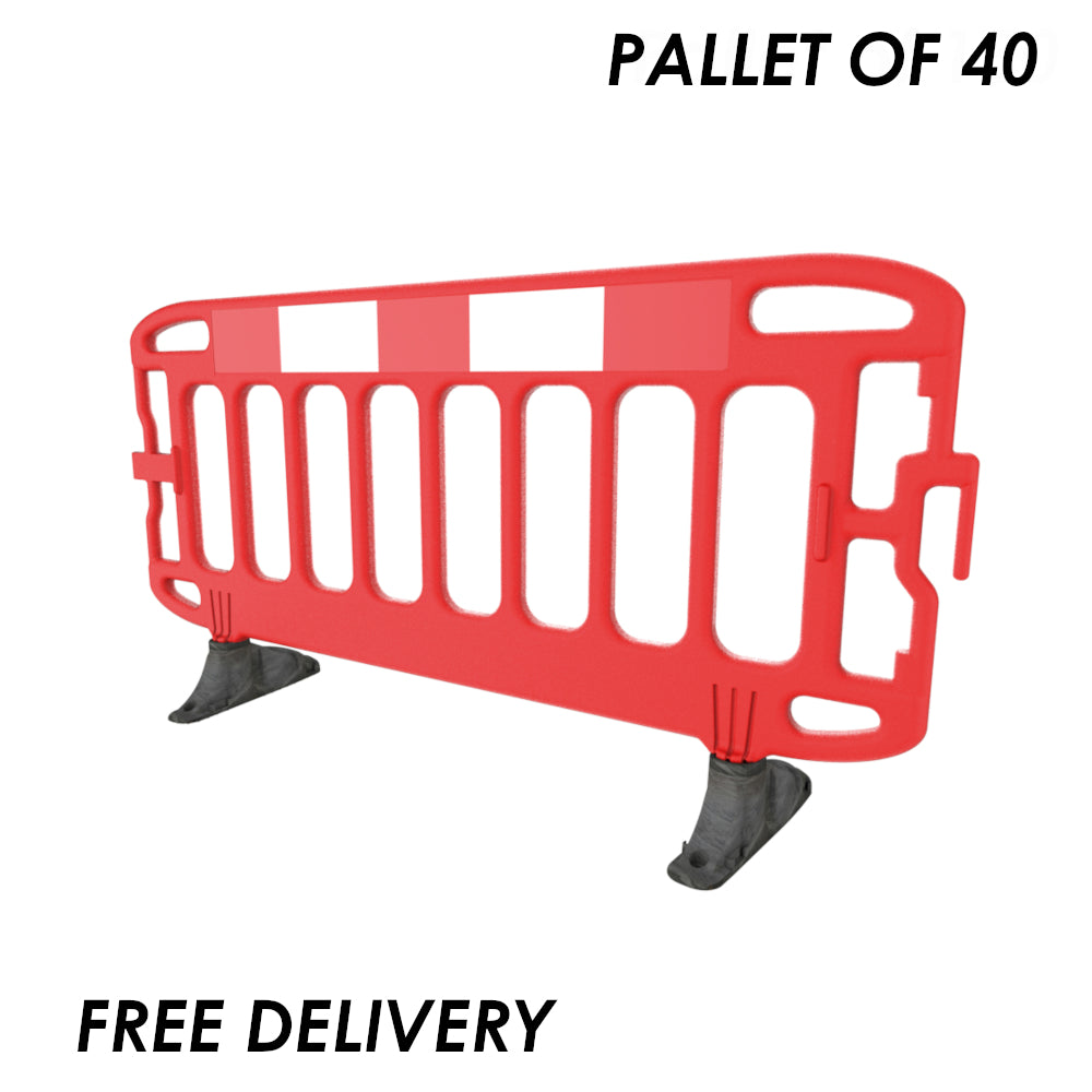 JSP Navigator Barrier - Anti-Trip Feet - 2m - Pallet of 40