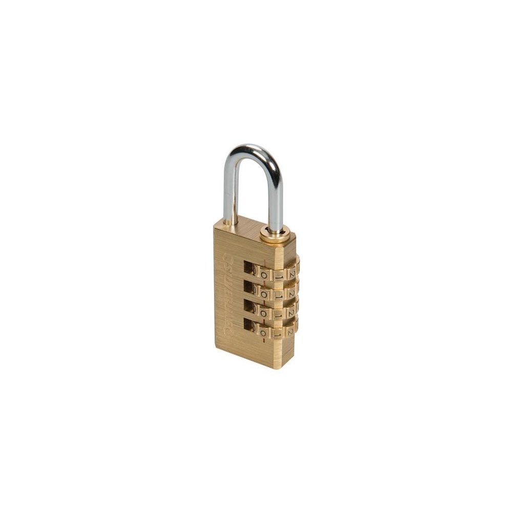 Combination Brass Padlock - 4 Digit