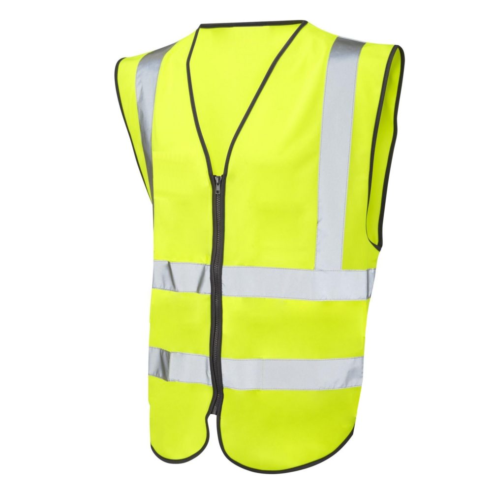 Hi Vis Zip Front Waistcoat