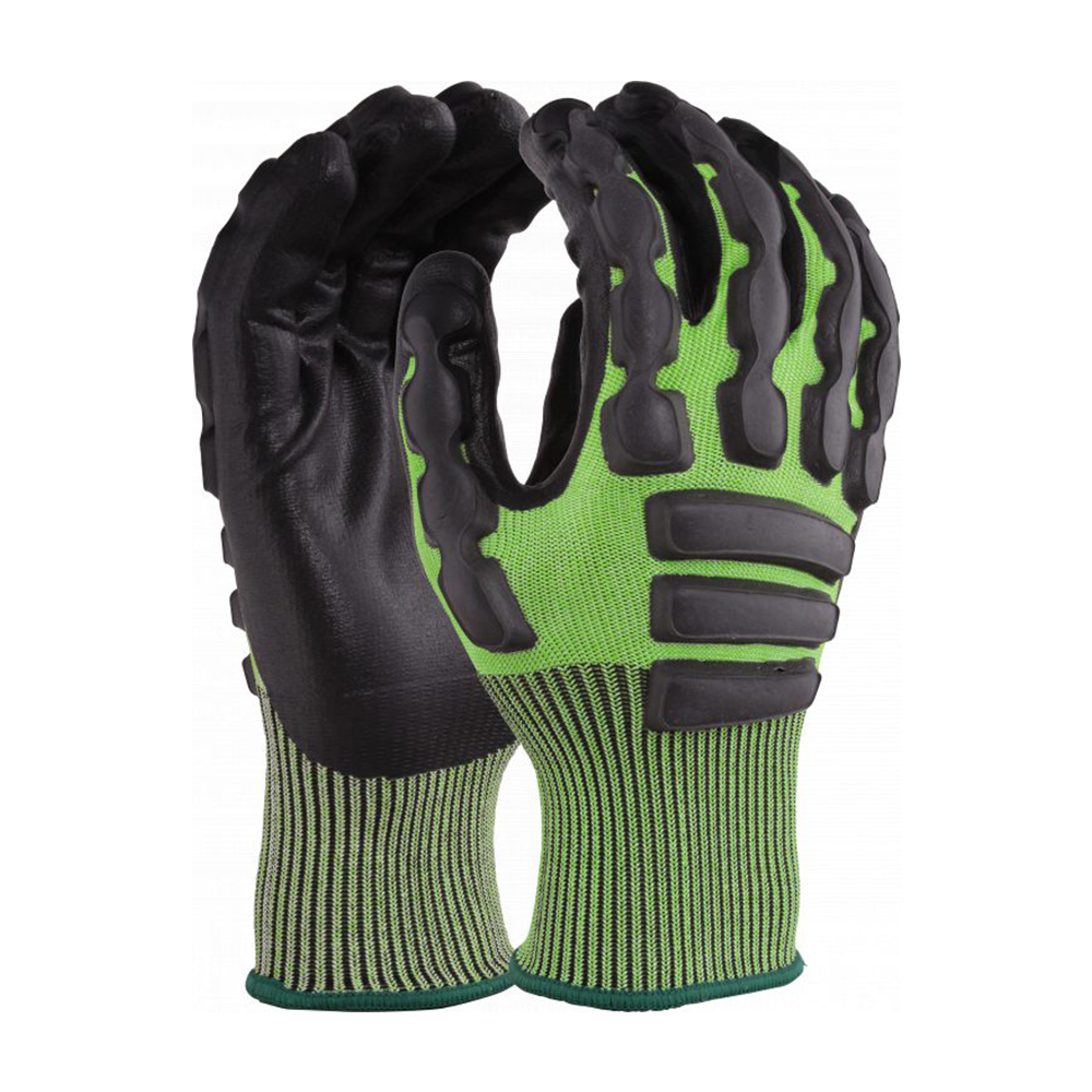 INF-C5 Impact Cut Level C Green Glove