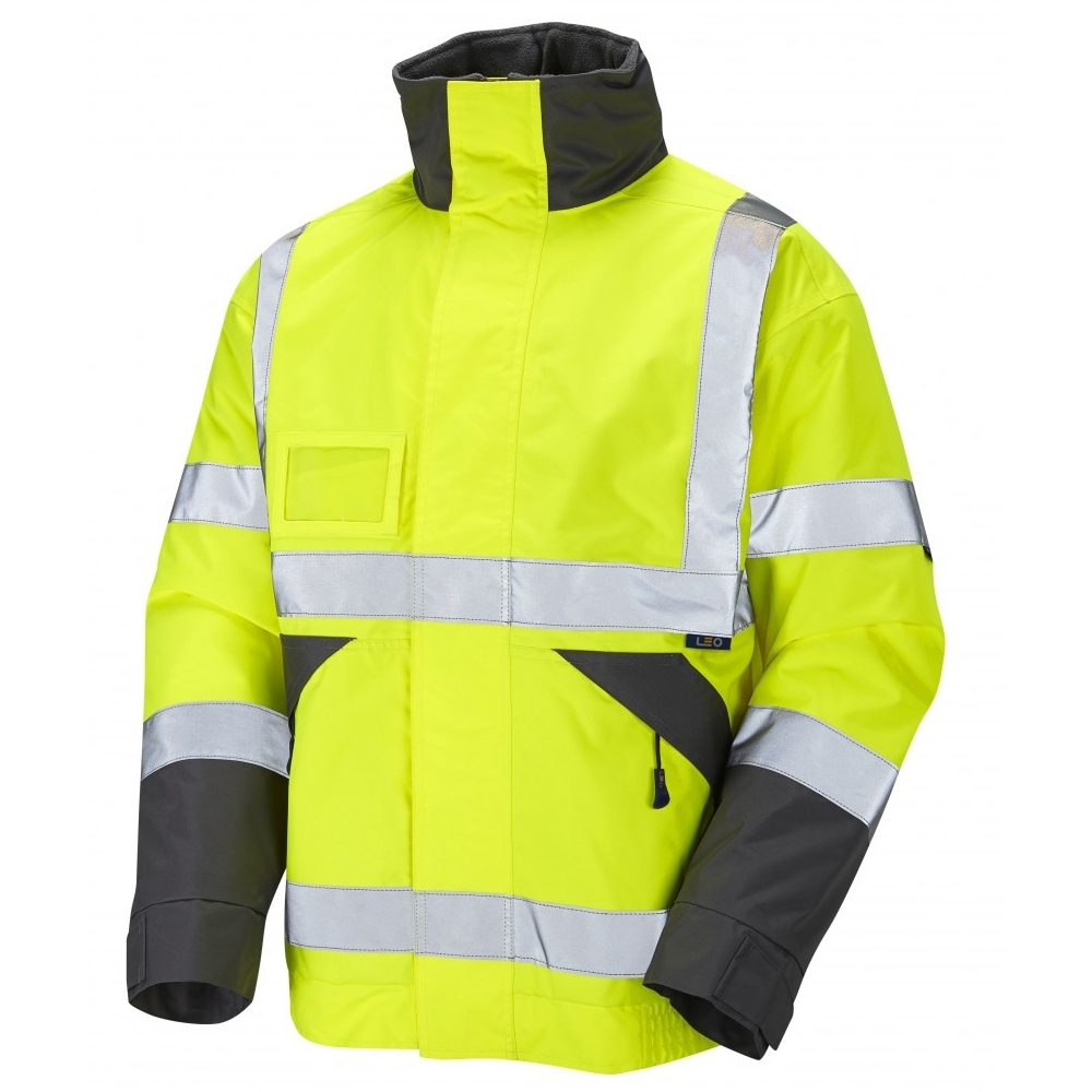 J02 Bickington Hi Vis Bomber Jacket