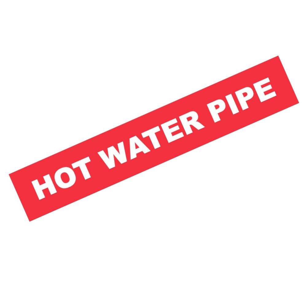 First Fix Hot Water Pipe Tape - 48mm x 33m - Red