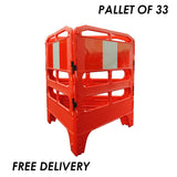 Melba 3 Panel Utility Barrier - 750mm - Pallet of 33