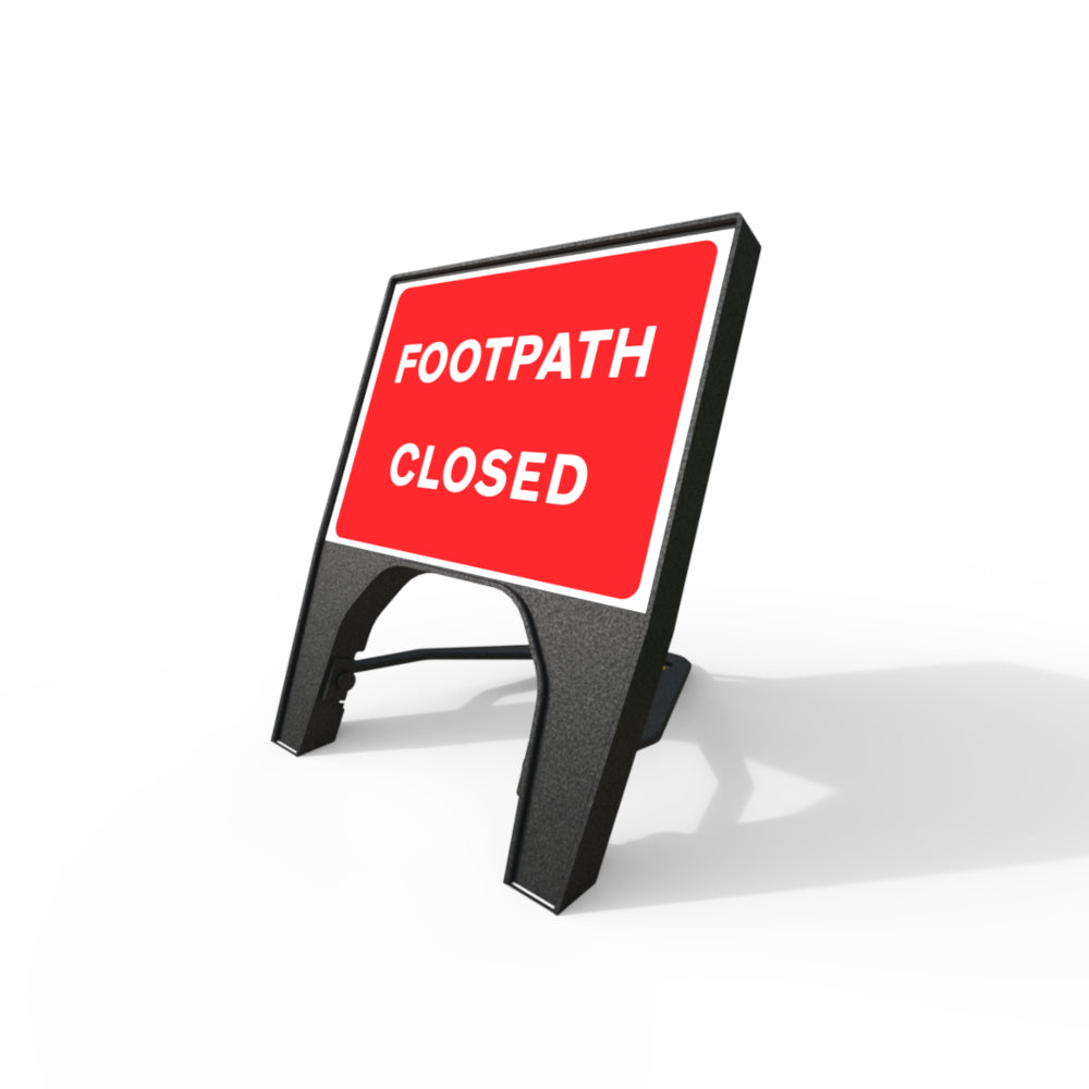 Melba Q-Sign - Footpath Closed