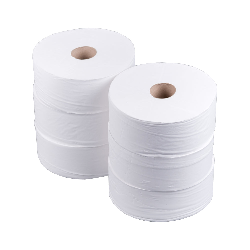 Midi Jumbo Toilet Roll 3" Core - 240m - Pack of 6