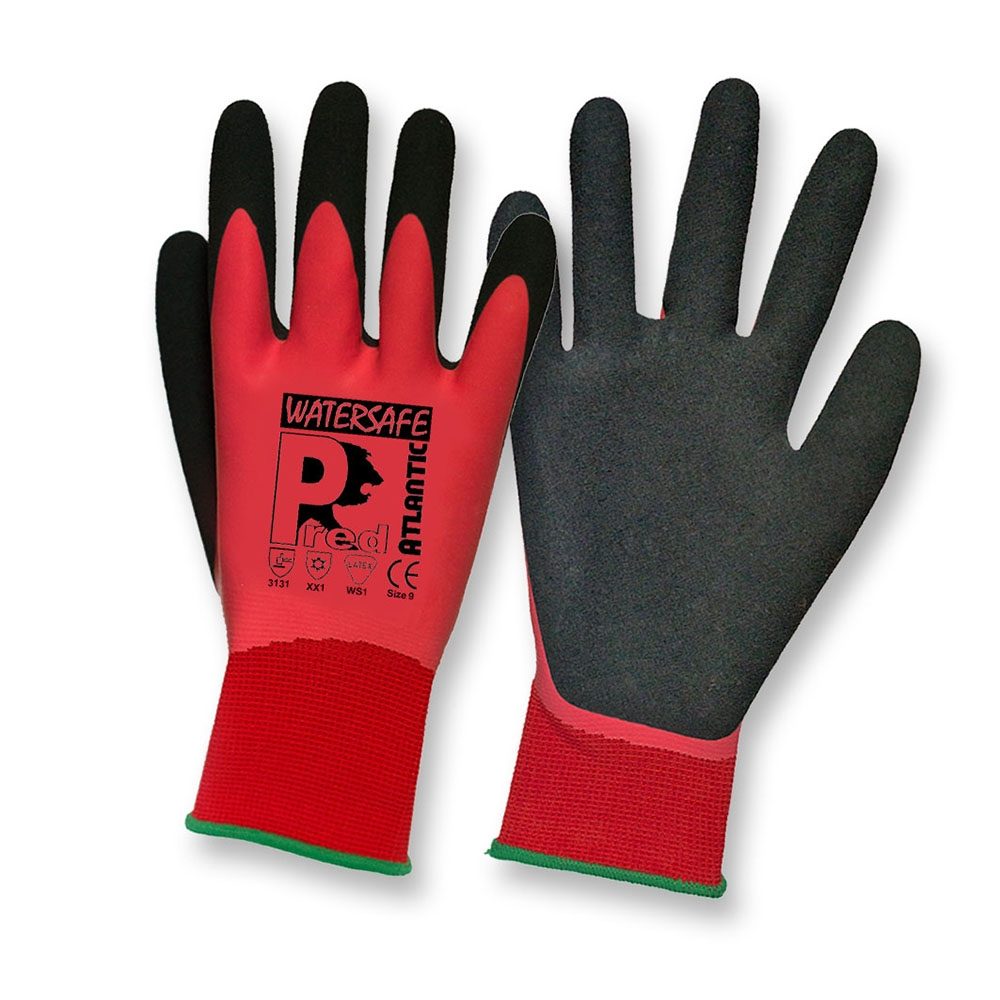 Watersafe Atlantic Wet Grip Red Glove