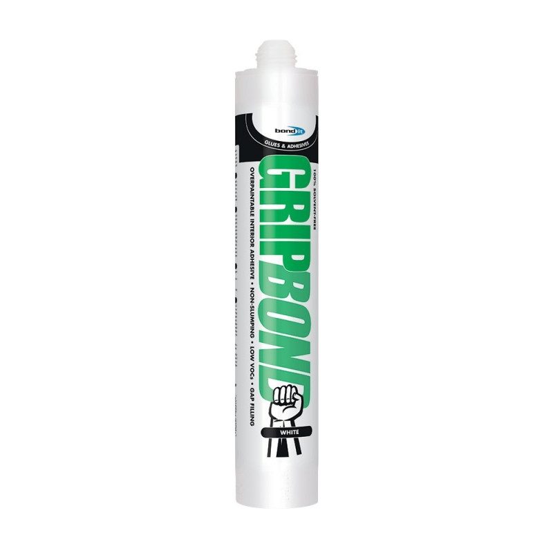 Bond-It Gripbond Solvent Free Adhesive - White - 300ml